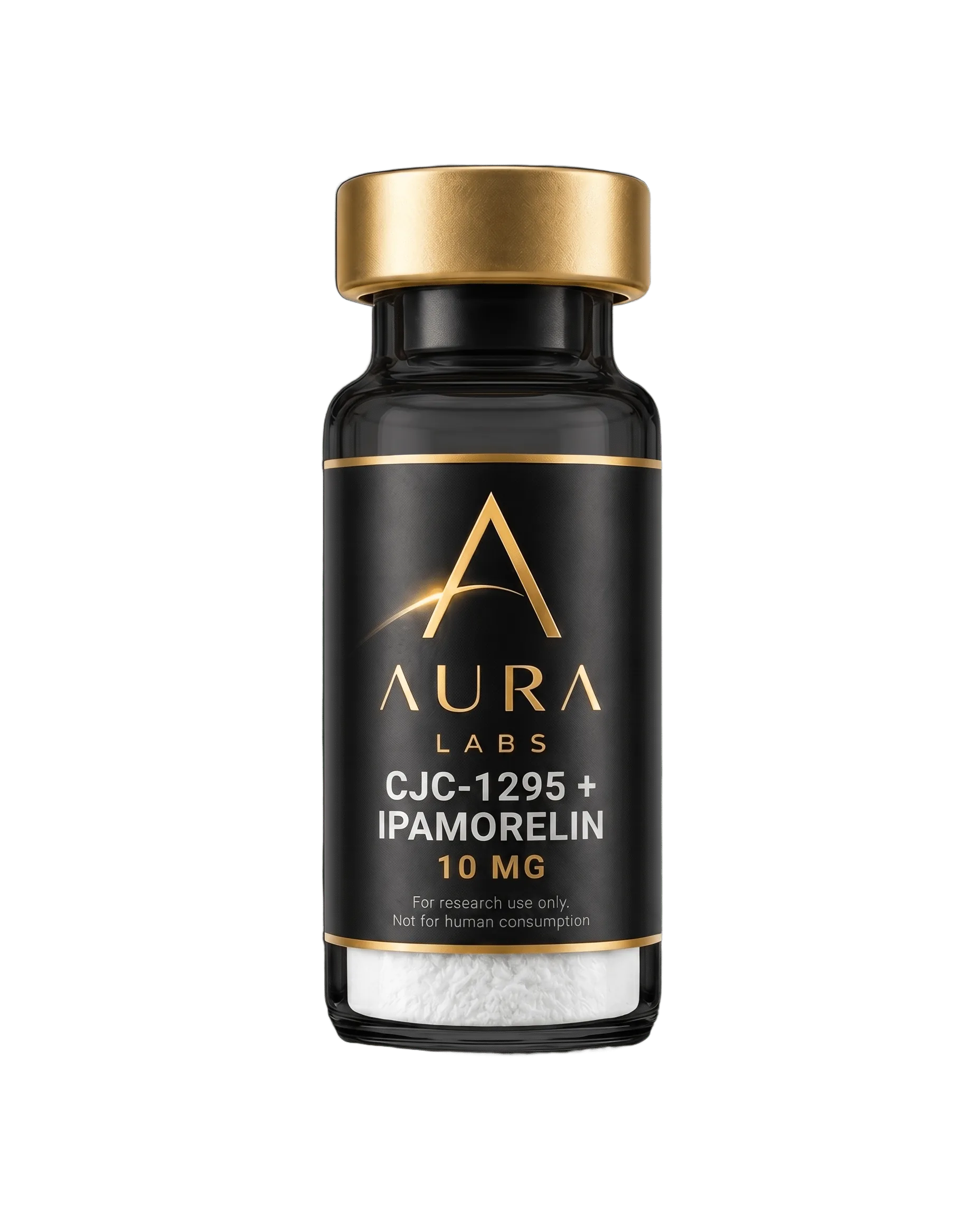 CJC-1295 + Ipamorelin Blend 10 MG research peptide vial - Aura Labs