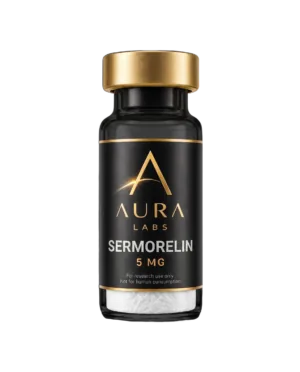 Sermorelin 5 MG research peptide vial - Aura Labs